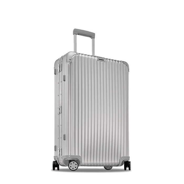 RIMOWA, HLINÍKOVÝ KUFR TOPAS RIMOWA, 84 L - ŠKRUPINOVÉ KUFRE - CESTOVNÉ  KUFRE A TAŠKY