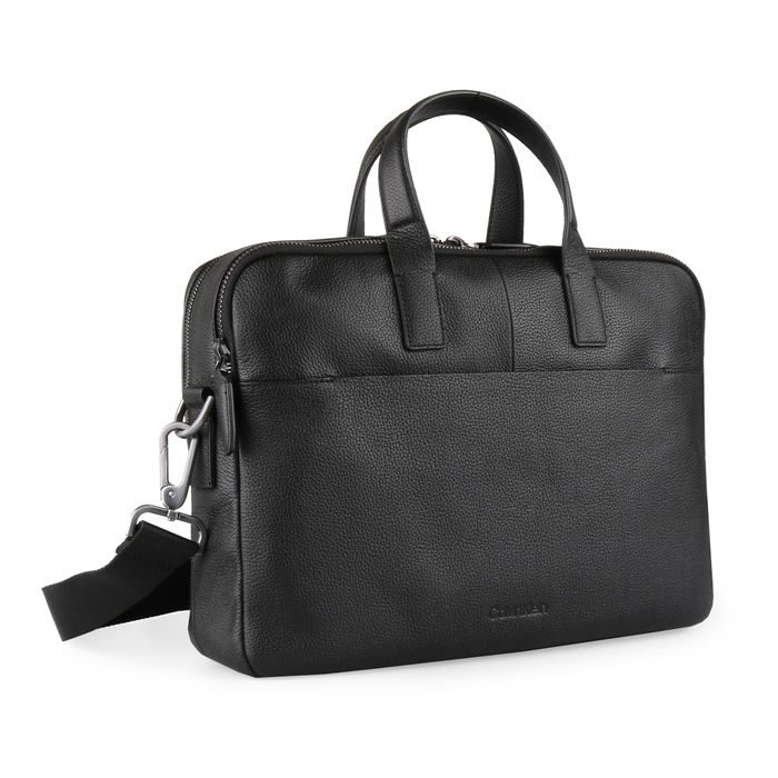 CALVIN KLEIN, GEANTĂ LAPTOP, DIN PIELE PENTRU BĂRBAȚI ESSENTIAL K50K503857 - PENTRU LAPTOP - GENȚI BĂRBAȚI