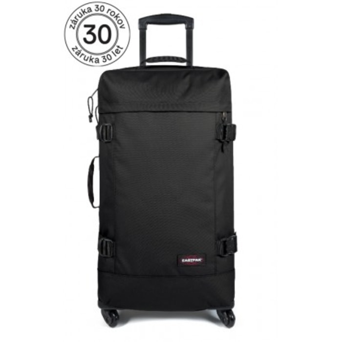 EASTPAK, CESTOVNÍ TAŠKA TRANS4 L BLACK EK82A008 - LÁTKOVÉ KUFRY - CESTOVNÍ KUFRY A TAŠKY