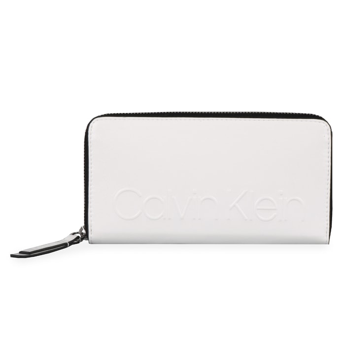 CALVIN KLEIN, VELKÁ DÁMSKÁ PENĚŽENKA EDGED K60K605088 - DÁMSKÉ PENĚŽENKY - PENĚŽENKY