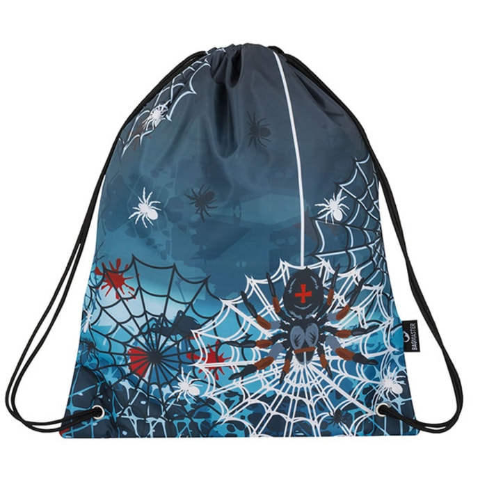 BAGMASTER, SÁČEK NA PŘEZUVKY GALAXY 8 B BLACK/BLUE/RED - ŠKOLNÍ A DĚTSKÉ BATOHY - BATOHY