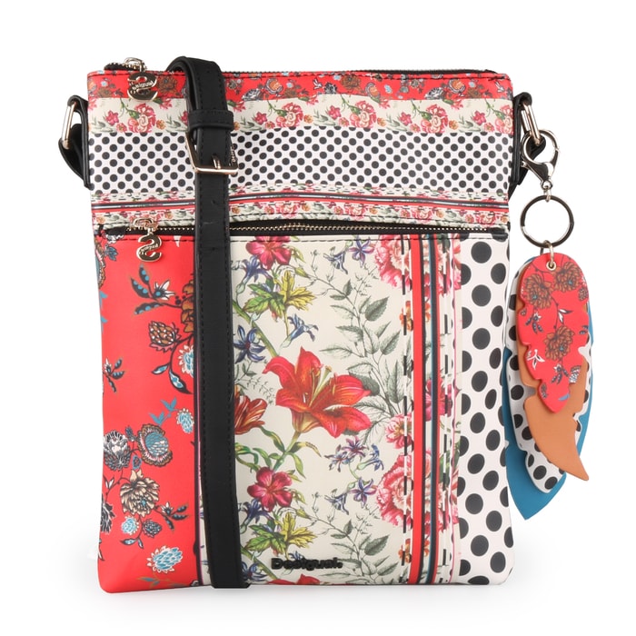 DESIGUAL, DÁMSKA CROSSBODY KABELKA BOLS TRIPATCH GHANA 18WAXPC5 - CROSSBODY KABELKY - KABELKY