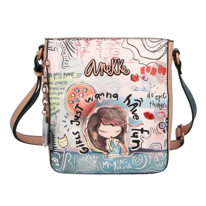 ANEKKE, DÁMSKÁ CROSSBODY KABELKA FUN & MUSIC 34803-197 - KABELKY PŘES RAMENO - KABELKY