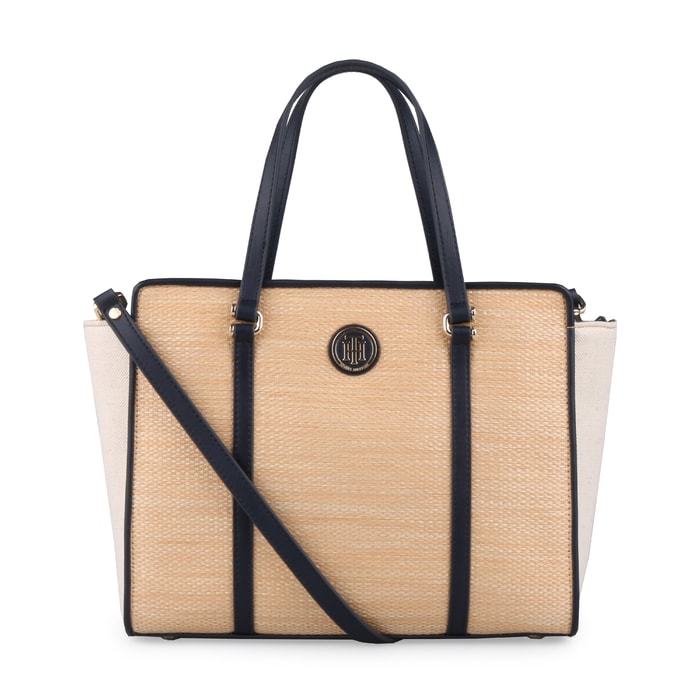 TOMMY HILFIGER, DÁMSKA KABELKA MODERN TOMMY SMALL RAFFIA AW0AW05408 - KABELKY DO RUKY - KABELKY