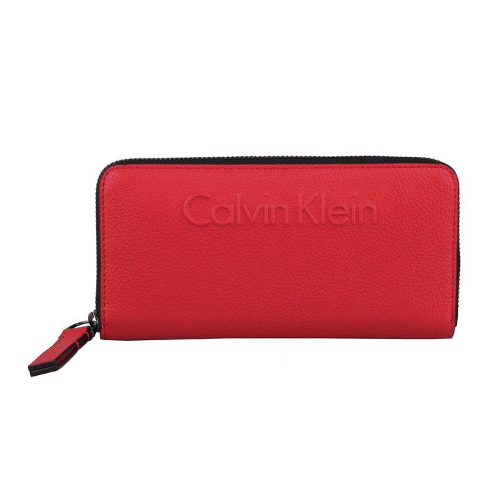 CALVIN KLEIN, DÁMSKÁ PENĚŽENKA EDGE LARGE ZIP-AROUND K60K603910 - DÁMSKÉ PENĚŽENKY - PENĚŽENKY