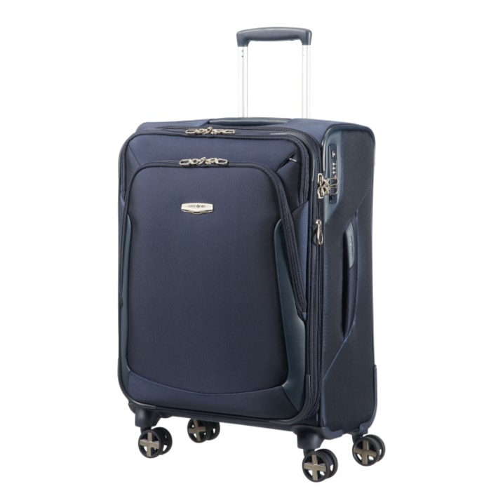 SAMSONITE, KABÍNOVÝ KUFOR X'BLADE 3.0 SAMSONITE 63, SIVÝ - LÁTKOVÉ KUFRE - CESTOVNÉ  KUFRE A TAŠKY