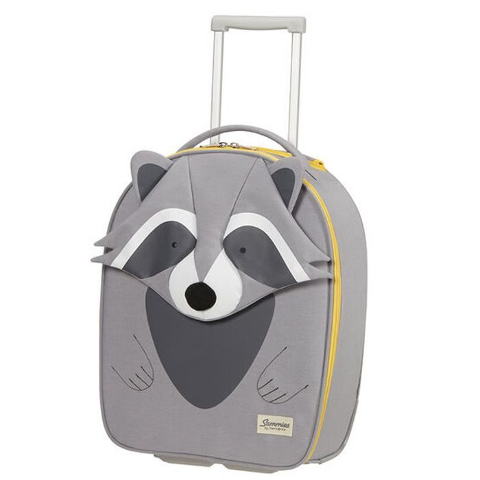 SAMSONITE, DETSKÝ CESTOVNÝ KUFOR HAPPY SAMMIES ECO UPRIGHT RACCOON REMY 23 L - DETSKÁ BATOŽINA - CESTOVNÉ  KUFRE A TAŠKY