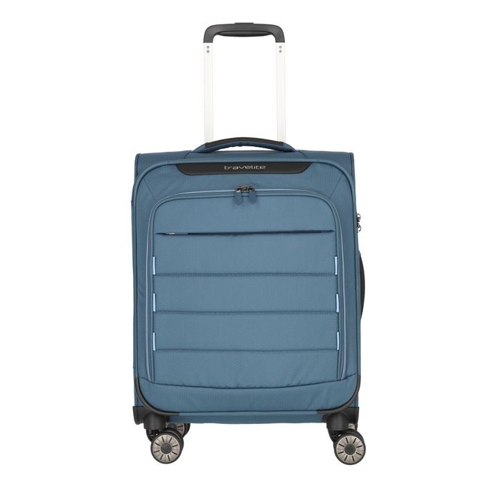 TRAVELITE, KABÍNOVÝ CESTOVNÝ KUFOR SKAII 4W S BLUE 36 L - PRÍRUČNÁ BATOŽINA - CESTOVNÉ  KUFRE A TAŠKY