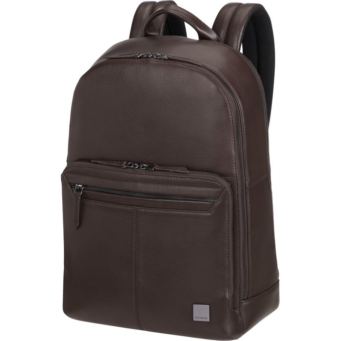 SAMSONITE, RUCSAC PENTRU LAPTOP DIN PIELE SENZIL 15.6 " - RUCSACURI PENTRU LAPTOP - RUCSACURI