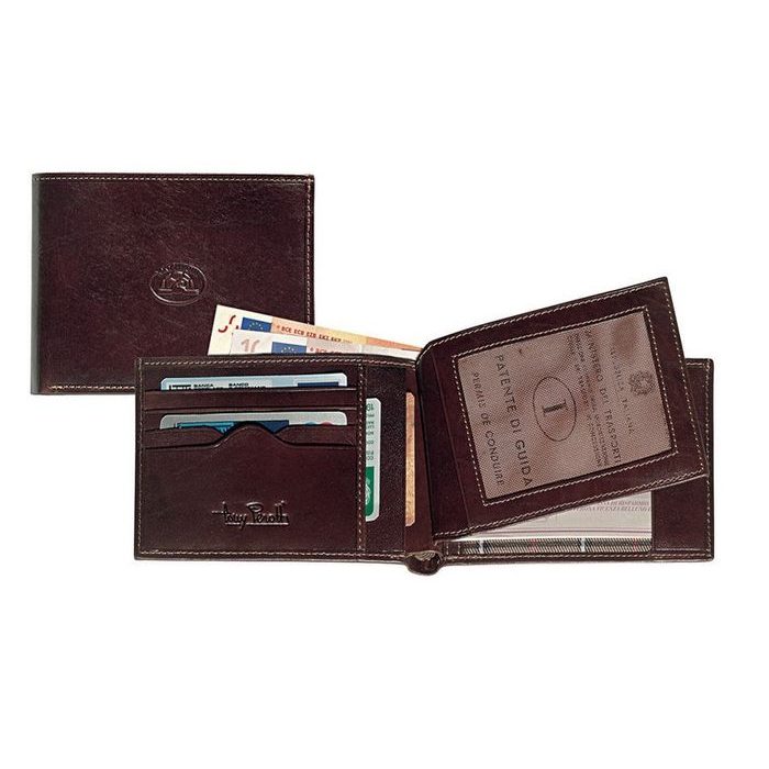 Pánska kožená peňaženka na doklady Tony Perotti 314E-tm.hnedá - Delmas.sk
