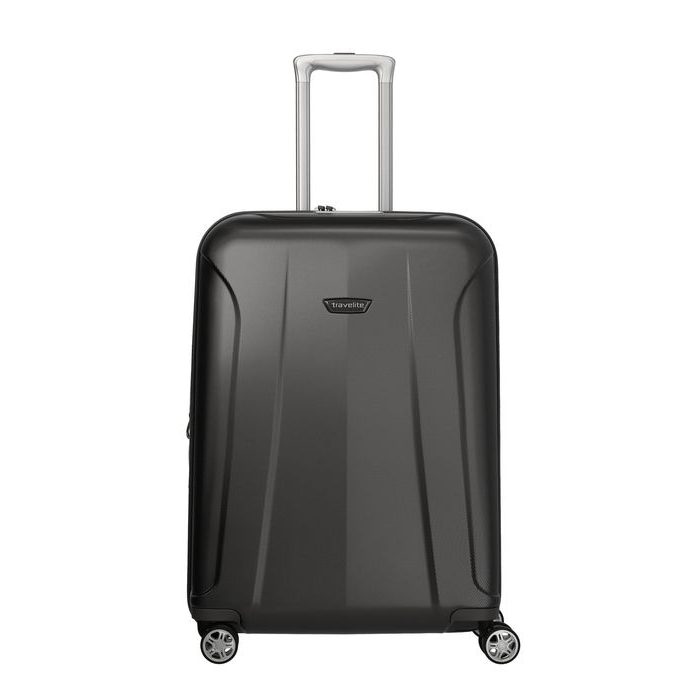 TRAVELITE, ŠKRUPINOVÝ CESTOVNÝ KUFOR ELBE 4W M ANTHRACITE 73/84 L - ŠKRUPINOVÉ KUFRE - CESTOVNÉ  KUFRE A TAŠKY