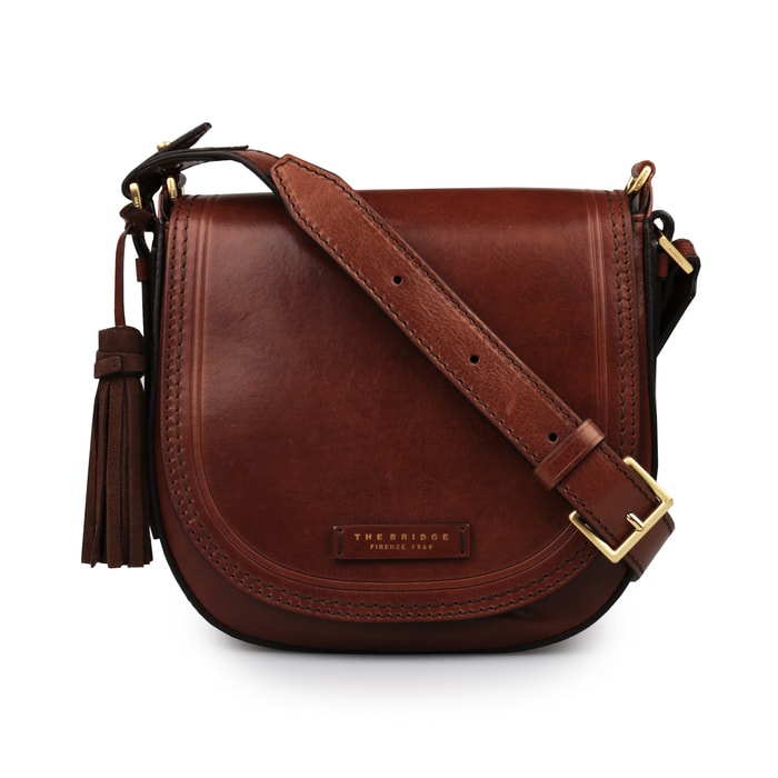 THE BRIDGE, DÁMSKÁ KOŽENÁ MESSENGER KABELKA - CROSSBODY KABELKY - KABELKY