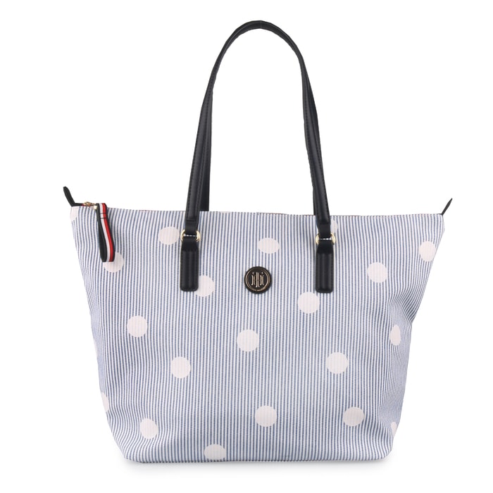 TOMMY HILFIGER, DÁMSKÁ SHOPPER KABELKA POPPY TOTE AW0AW04968 - KABELKY CEZ RAMENO - KABELKY