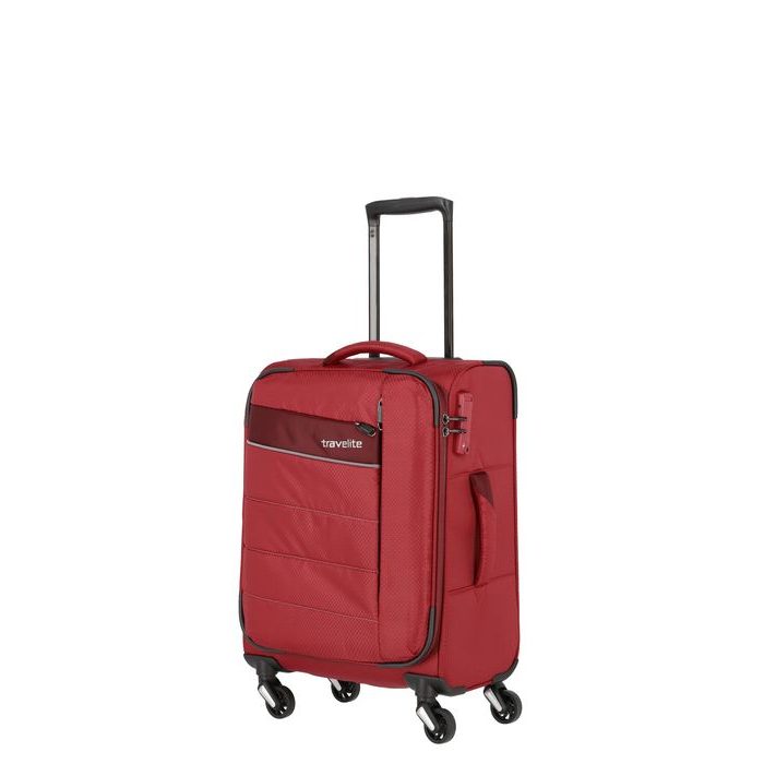 TRAVELITE, KABINOVÝ CESTOVNÍ KUFR KITE 4W S RED 36 L - PŘÍRUČNÍ ZAVAZADLA - CESTOVNÍ KUFRY A TAŠKY