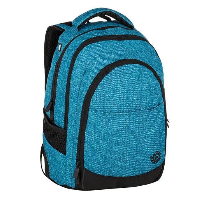 BAGMASTER, STUDENTSKÝ BATOH DIGITAL 9 D BLUE/BLACK 24 L - ŠKOLNÍ A DĚTSKÉ BATOHY - BATOHY