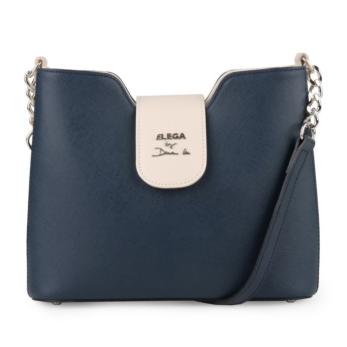 ELEGA BY DANA M, DÁMSKÁ KOŽENÁ CROSSBODY KABELKA HARMONY 69661 - CROSSBODY KABELKY - KABELKY