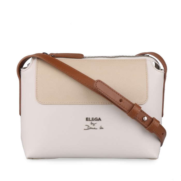 ELEGA BY DANA M, DÁMSKÁ KOŽENÁ CROSSBODY KABELKA EUPHORIA 69213 - CROSSBODY KABELKY - KABELKY