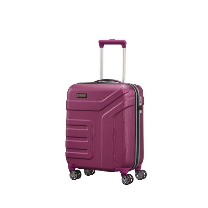 TRAVELITE, KABINOVÝ CESTOVNÍ KUFR VECTOR 4W S PLUM 40 L - PŘÍRUČNÍ ZAVAZADLA - CESTOVNÍ KUFRY A TAŠKY