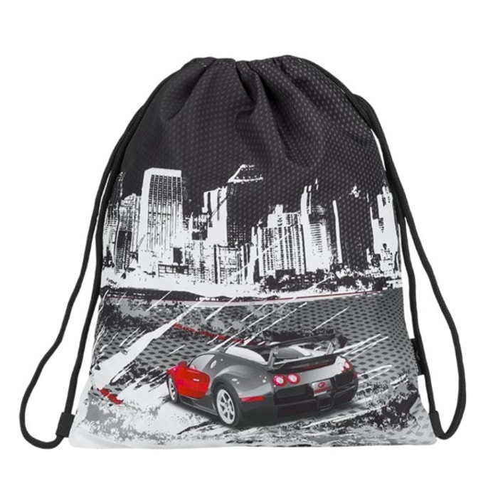 BAGMASTER, VRECKO NA PREZÚVKY LIM 9 B BLACK/WHITE/RED 1,2 L - ŠKOLSKÉ A DETSKÉ BATOHY - BATOHY