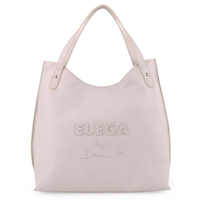 ELEGA BY DANA M, DÁMSKÁ KOŽENÁ SHOPPER KABELKA AUTOGRAM 69626 - SHOPPER KABELKY - KABELKY