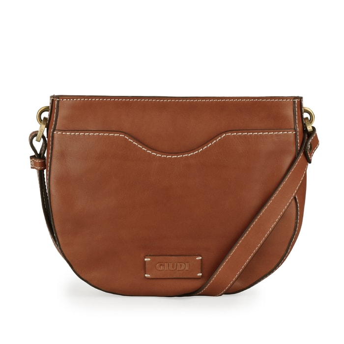 GIUDI, DÁMSKA KOŽENÁ CROSSBODY KABELKA 11512/VCR - CROSSBODY KABELKY - KABELKY