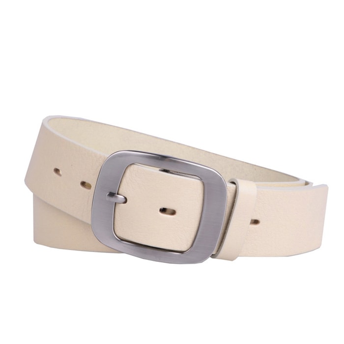 PENNY BELTS, DÁMSKY KOŽENÝ OPASOK PENNY BELTS 9903 BÉŽOVÝ - DÁMSKE OPASKY - DOPLNKY