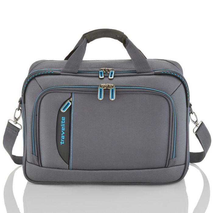 TRAVELITE, PALUBNÁ TAŠKA CROSSLITE BOARD BAG ANTHRACITE 21 L - NA NOTEBOOK - PÁNSKE TAŠKY