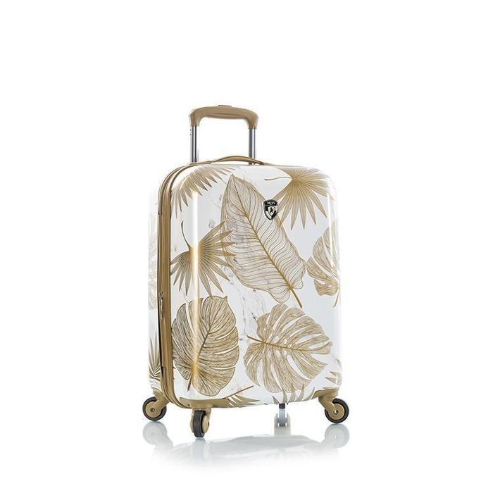 HEYS, KABÍNOVÝ CESTOVNÝ KUFOR OASIS S WHITE/GOLD LEAF 52 L - PRÍRUČNÁ BATOŽINA - CESTOVNÉ  KUFRE A TAŠKY