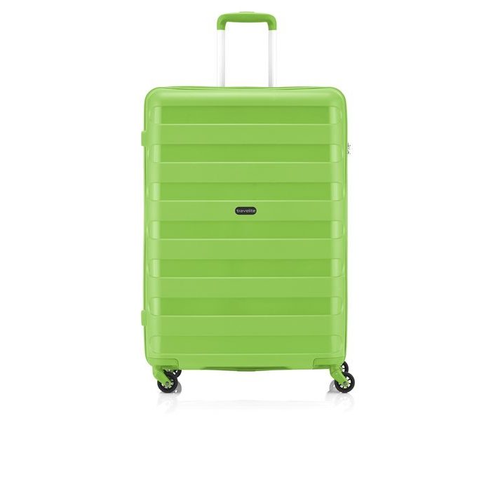 TRAVELITE, CESTOVNÝ KUFOR NOVA 4W L LIGHT GREEN 74049-80 99 L - ŠKRUPINOVÉ KUFRE - CESTOVNÉ  KUFRE A TAŠKY