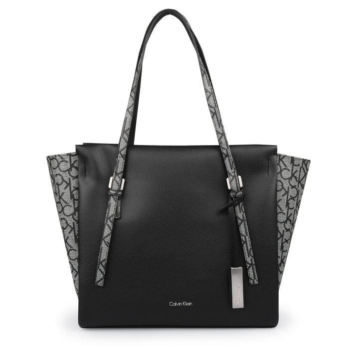 CALVIN KLEIN, DÁMSKÁ KABELKA MARISSA MONO TOTE BAG K60K602845 - KABELKY CEZ RAMENO - KABELKY