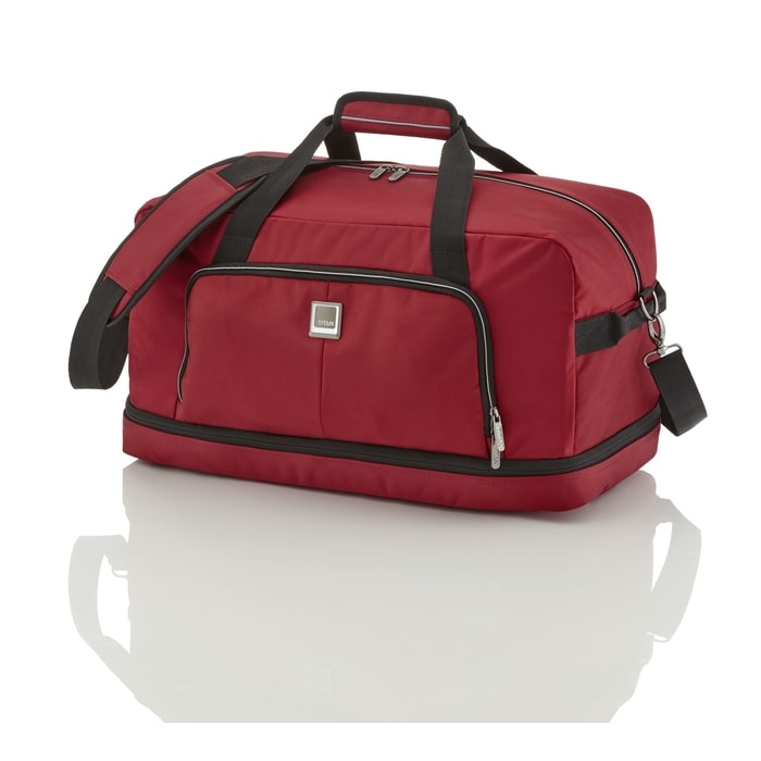 TITAN, CESTOVNÍ TAŠKA NONSTOP TRAVEL BAG RED 46 L - CESTOVNÍ TAŠKY - CESTOVNÍ KUFRY A TAŠKY