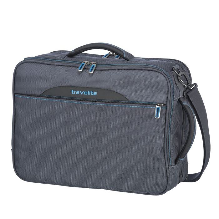 TRAVELITE, TAŠKA NA NOTEBOOK/BATOH 2V1 CROSSLITE ANTHRACITE 23/28 L - BATOHY NA NOTEBOOK - BATOHY