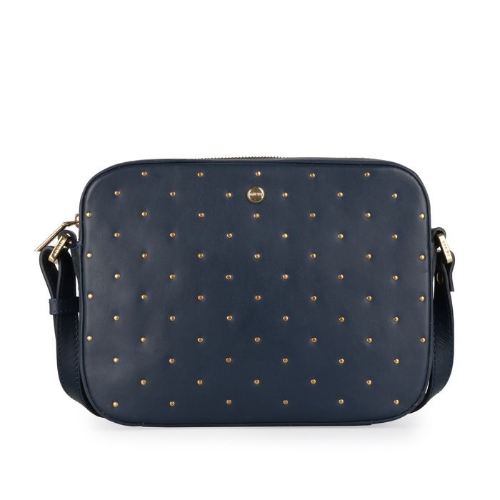 GIUDI, DÁMSKÁ KOŽENÁ CROSSBODY KABELKA 11595/BU/RI/Q - CROSSBODY KABELKY - KABELKY