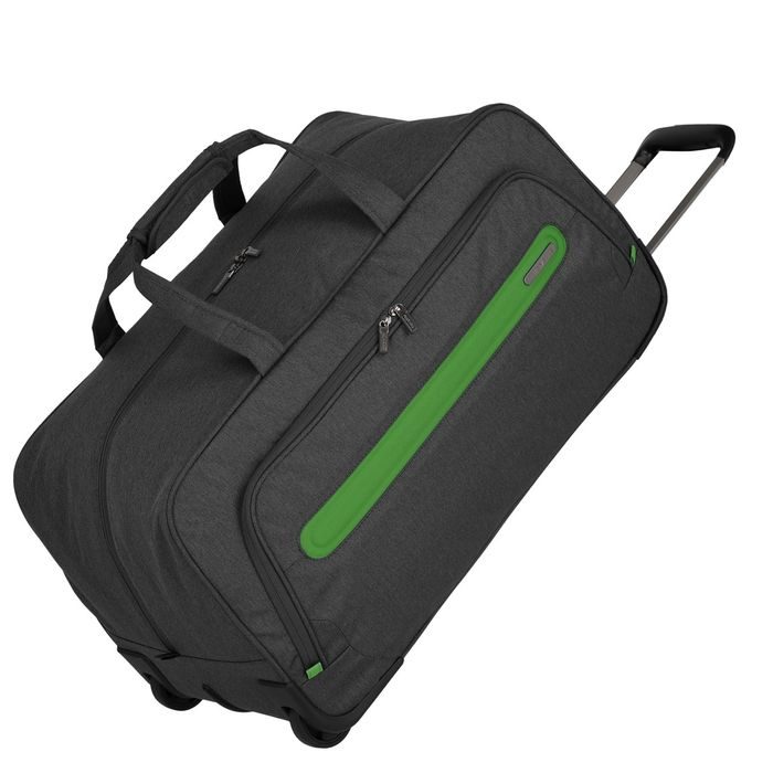 TRAVELITE, CESTOVNÁ TAŠKA NA KOLIESKACH MADEIRA ANTHRACITE/GREEN 60 L - CESTOVNÉ TAŠKY - CESTOVNÉ  KUFRE A TAŠKY