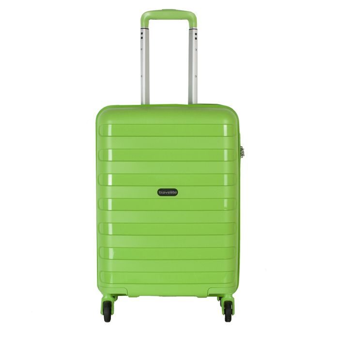 TRAVELITE, KABÍNOVÝ CESTOVNÝ KUFOR NOVA 4W S LIGHT GREEN 74047-80 37 L - PRÍRUČNÁ BATOŽINA - CESTOVNÉ  KUFRE A TAŠKY