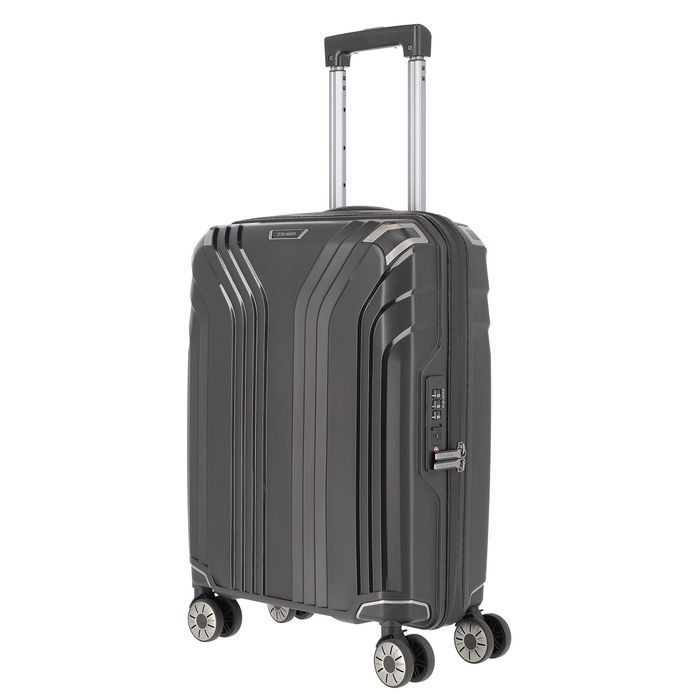 TRAVELITE, KABÍNOVÝ CESTOVNÝ KUFOR ELVAA 4W S BLACK 41 L - PRÍRUČNÁ BATOŽINA - CESTOVNÉ  KUFRE A TAŠKY