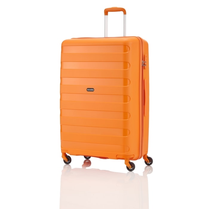 TRAVELITE, CESTOVNÍ KUFR NOVA 4W L ORANGE 99 L - SKOŘEPINOVÉ KUFRY - CESTOVNÍ KUFRY A TAŠKY