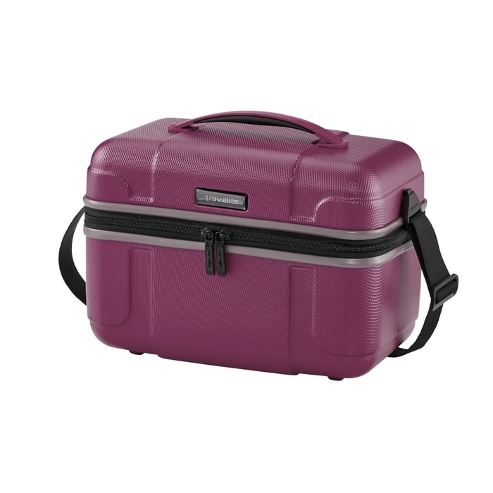 TRAVELITE, KOZMETICKÝ KUFRÍK VECTOR PLUM 20 L - KOZMETICKÉ A TOALETNÉ TAŠKY - CESTOVNÉ  KUFRE A TAŠKY