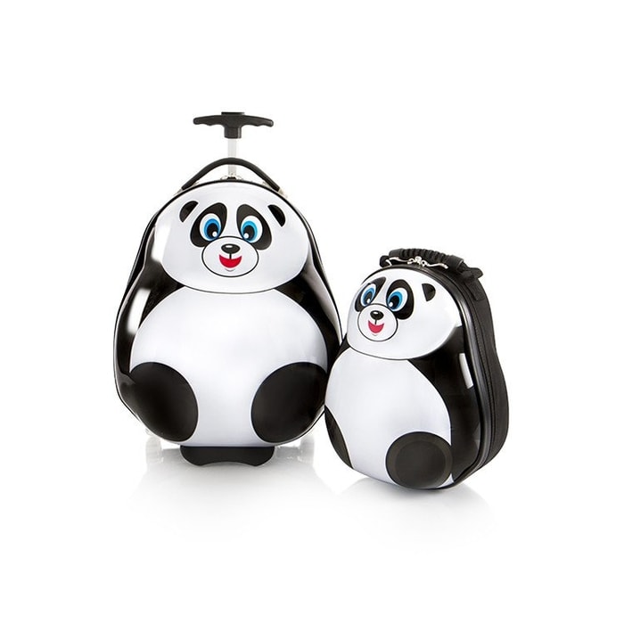 HEYS, SET DE RUCSAC ȘI VALIZĂ DE CABINĂ TRAVEL TOTS LIGHTWEIGHT KIDS PANDA - GENȚI DE COPII - TROLERE ȘI GENȚI DE VOIAJ