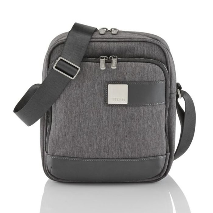 TITAN, TAŠKA CEZ RAMENO POWER PACK SHOULDER BAG ANTHRACITE - TAŠKY CEZ RAMENO - PÁNSKE TAŠKY