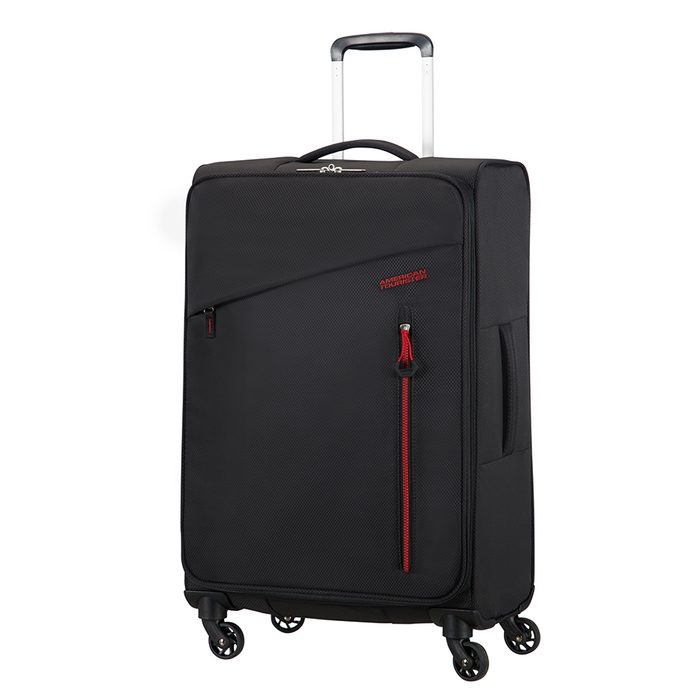 AMERICAN TOURISTER, CESTOVNÍ KUFR LITEWING SPINNER 38G 67 L - LÁTKOVÉ KUFRY - CESTOVNÍ KUFRY A TAŠKY