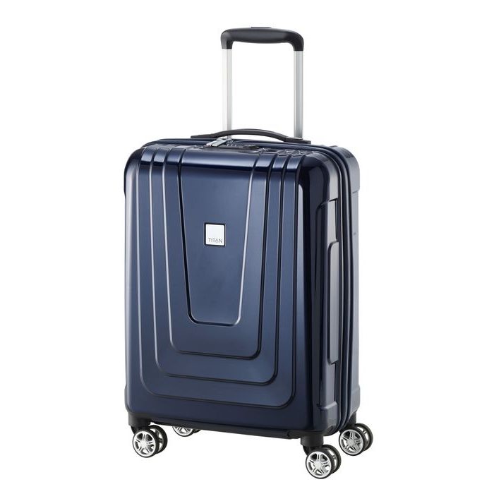 TITAN, KABINOVÝ CESTOVNÍ KUFR X-RAY 4W S SPACE BLUE 40 L - PŘÍRUČNÍ ZAVAZADLA - CESTOVNÍ KUFRY A TAŠKY