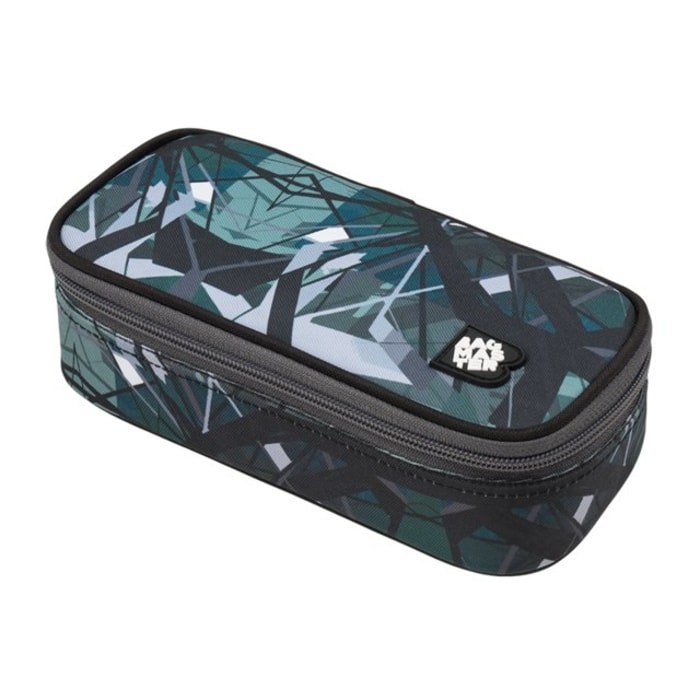 BAGMASTER, ŠKOLSKÝ/ŠTUDENTSKÝ PERAČNÍK BAG 9 E GREEN/GRAY/ BLACK - PUZDRÁ NA PERÁ - DOPLNKY