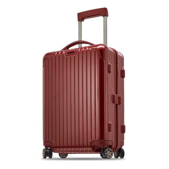 RIMOWA, KABÍNOVÝ KUFOR RIMOWA SALSA DELUXE 37 L, ČERVENÁ - PRÍRUČNÁ BATOŽINA - CESTOVNÉ  KUFRE A TAŠKY