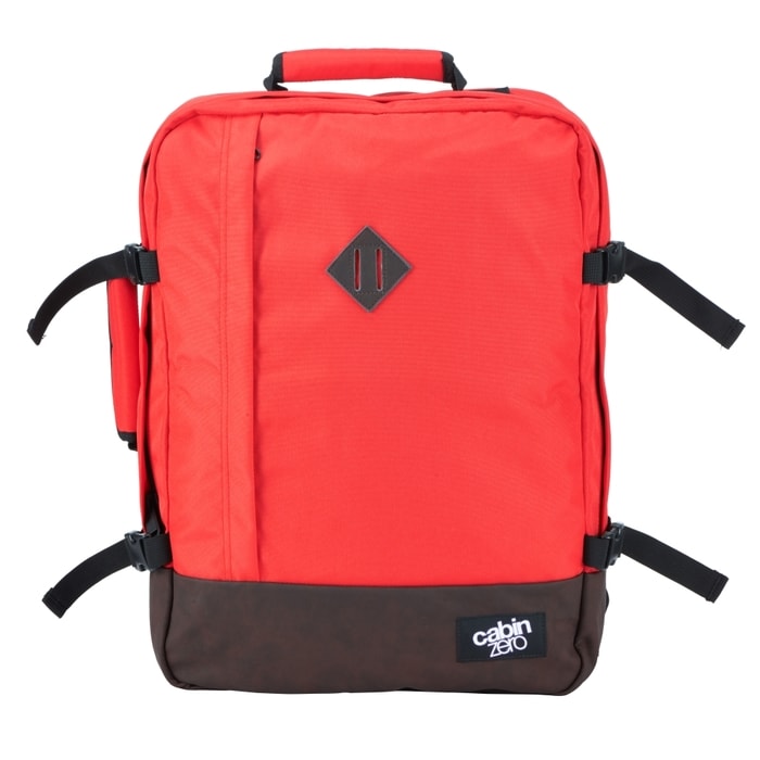 CABINZERO, PALUBNÍ BATOH VINTAGE ULTRA-LIGHT MYSORE RED 44 L - MĚSTSKÉ BATOHY - BATOHY