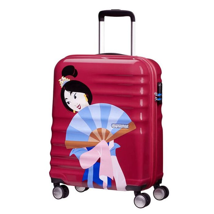 AMERICAN TOURISTER, KABINOVÝ CESTOVNÍ KUFR WAVEBREAKER DISNEY DELUXE PRINCESS 36 L - PŘÍRUČNÍ ZAVAZADLA - CESTOVNÍ KUFRY A TAŠKY