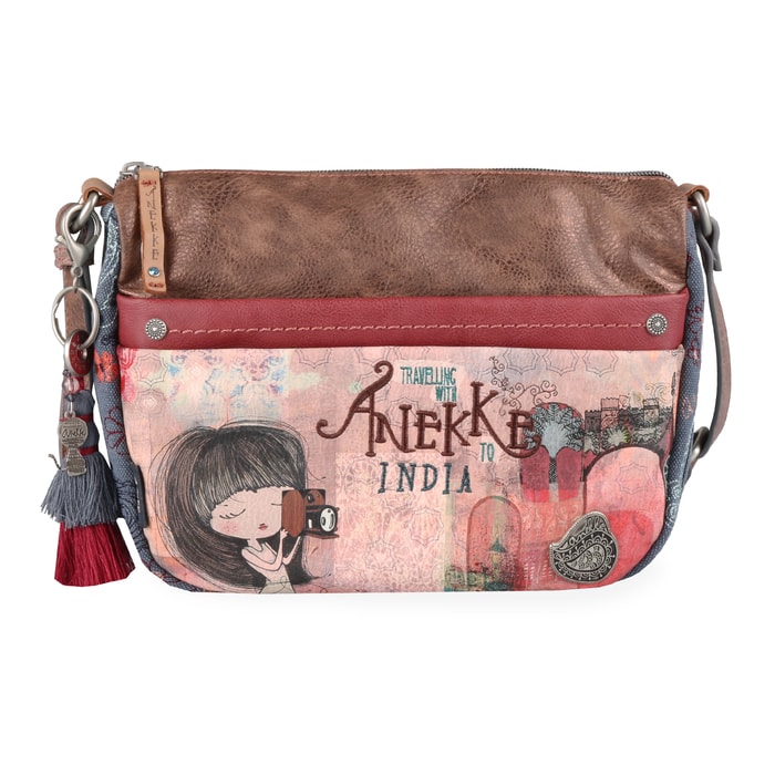 ANEKKE, DÁMSKÁ CROSSBODY KABELKA INDIA 28872-50 - KABELKY PŘES RAMENO - KABELKY