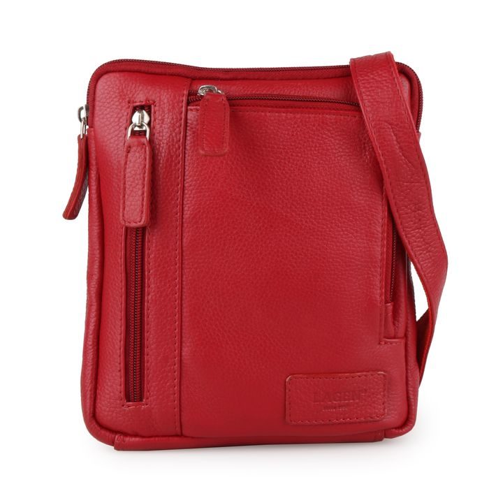 LAGEN, DÁMSKÁ KOŽENÁ KABELKA PŘES RAMENO CB-003 - CROSSBODY KABELKY - KABELKY