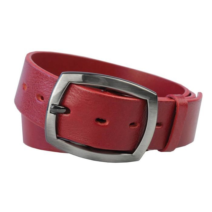 PENNY BELTS, DÁMSKÝ KOŽENÝ OPASEK PENNY BELTS 4793, ČERVENÝ - DÁMSKÉ OPASKY - DOPLŇKY