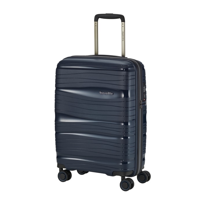 TRAVELITE, KABÍNOVÝ CESTOVNÝ KUFOR MOTION S NAVY 37 L - ŠKRUPINOVÉ KUFRE - CESTOVNÉ  KUFRE A TAŠKY